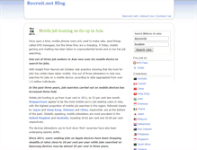 Tablet Screenshot of blog.recruit.net